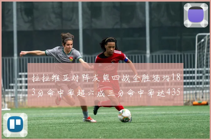 拉拉维亚对阵灰熊四战全胜场均183分命中率超六成三分命中率达435